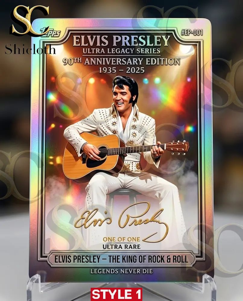 Topps Elvis Presley 90th Anniversary One of One Trading Card