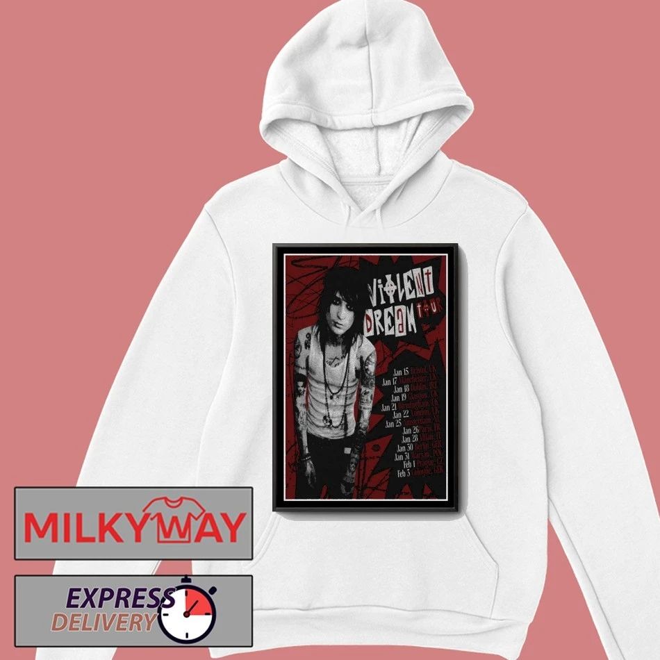 Johnnie Guilbert Violent Dream Tour 2026 Poster shirt