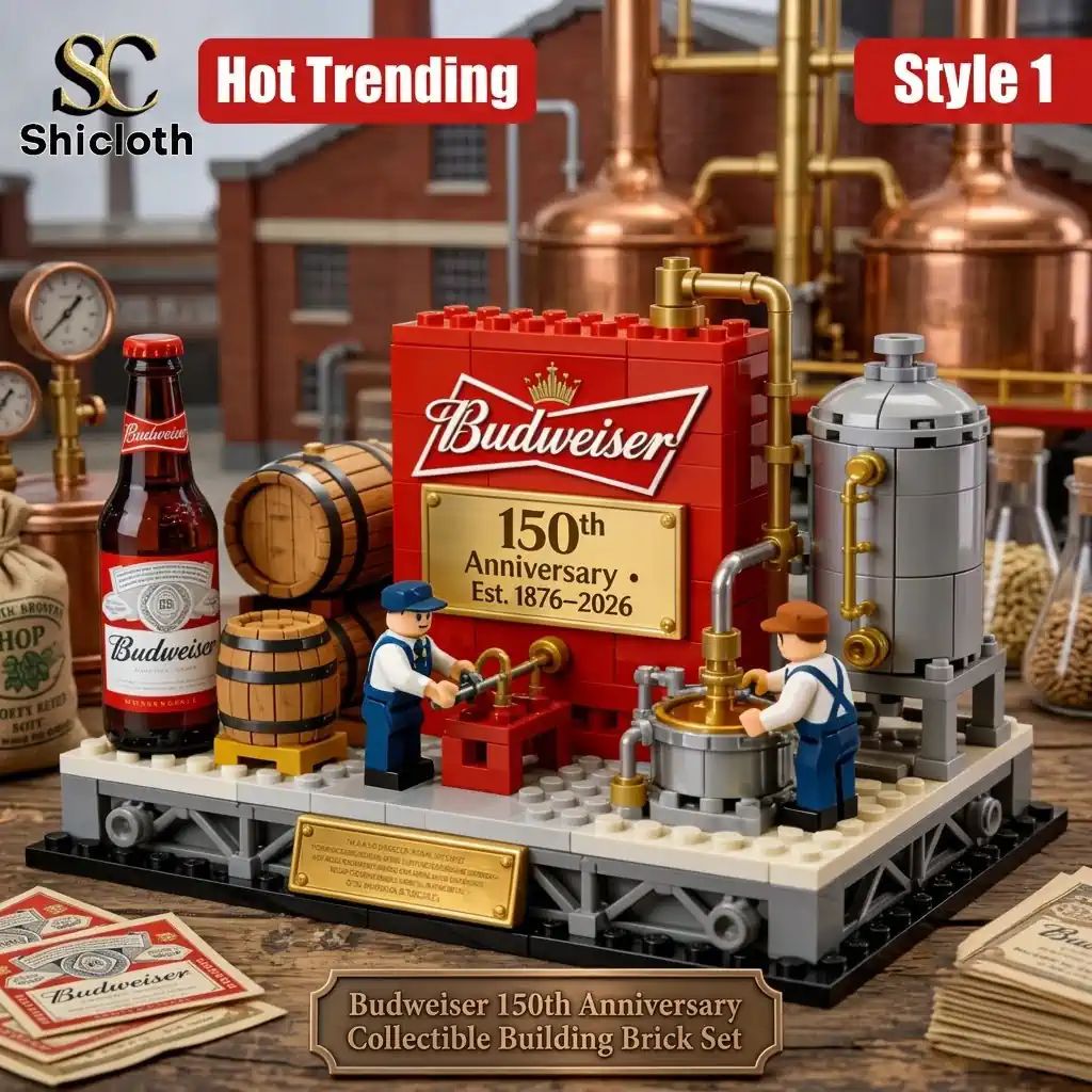 Budweiser 150th Anniversary Collectible Building Brick Set