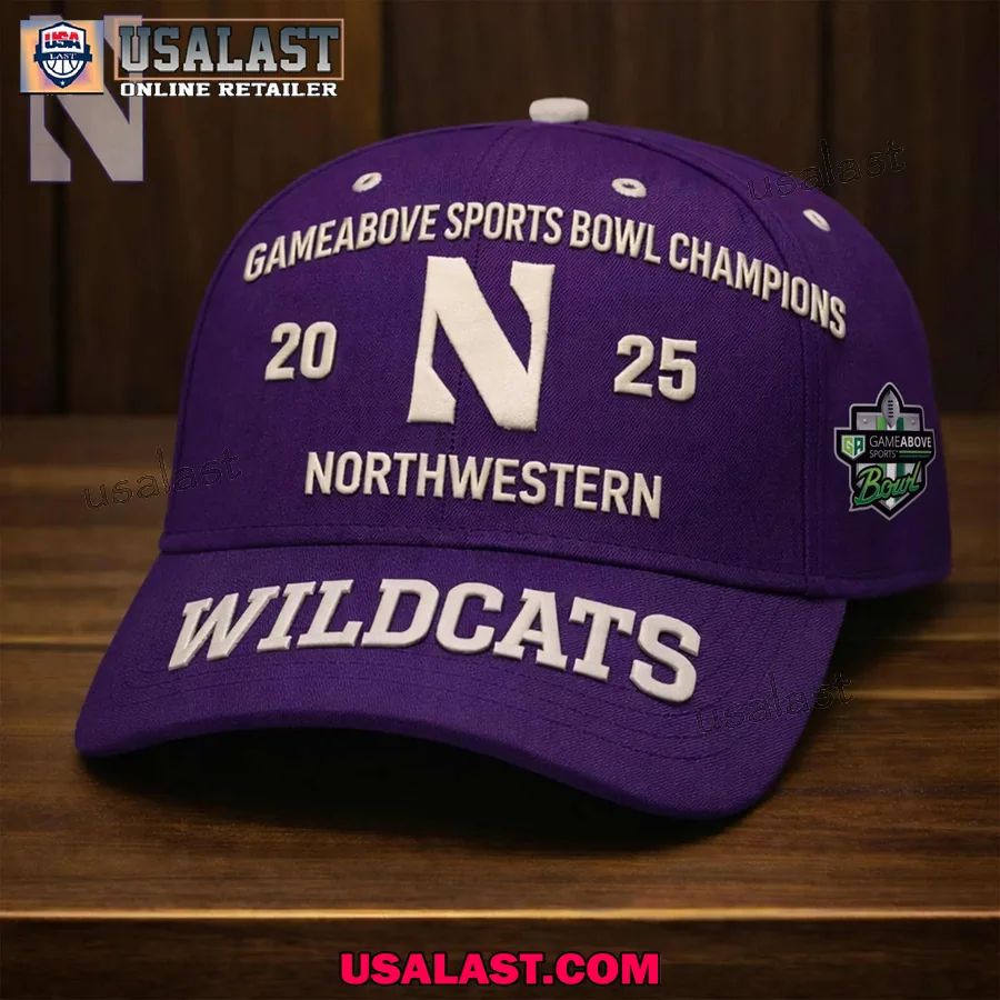Northwestern Wildcats 2025 Gameabove Sports Bowl Champions Classic Cap