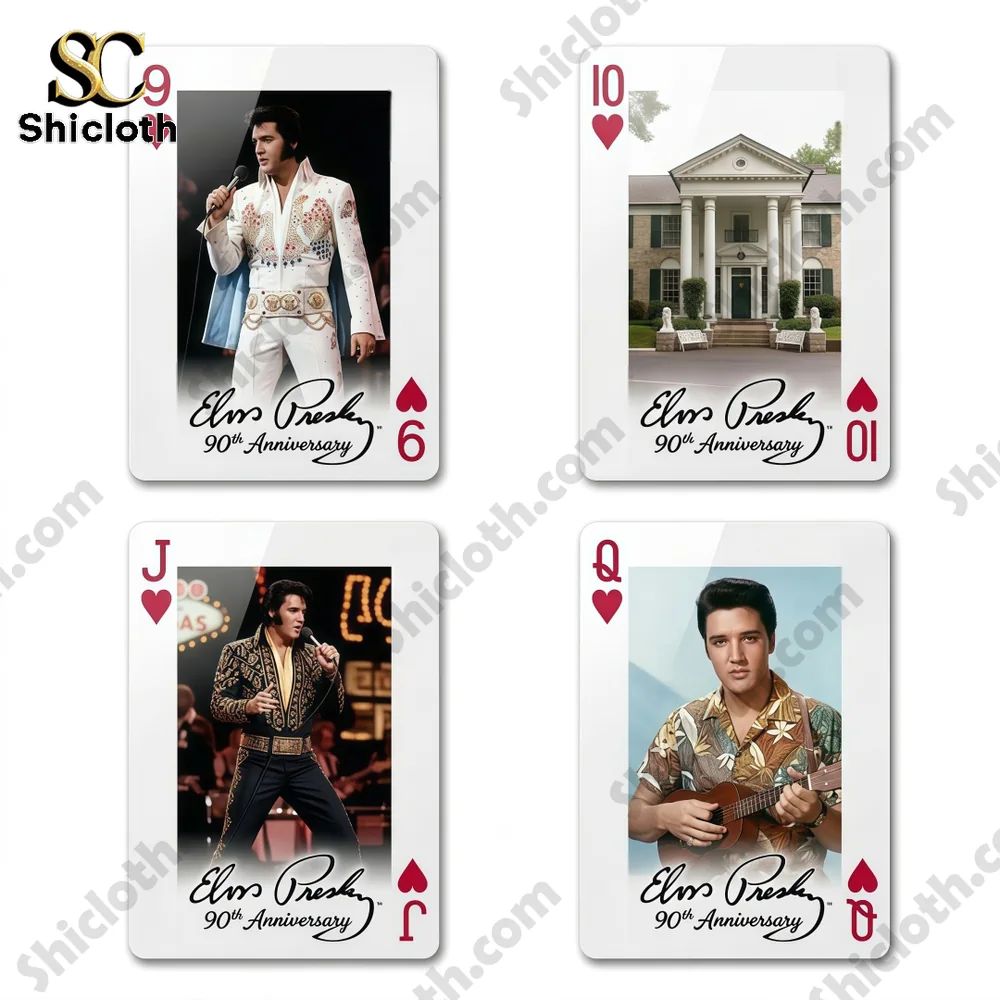 Elvis Presley 90th Anniversary Commemorative Playing Cards