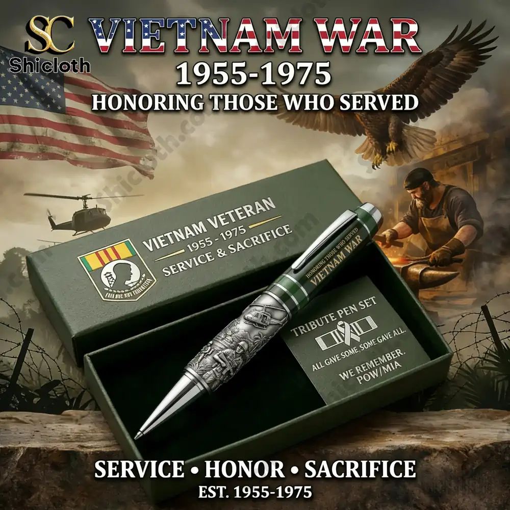 Vietnam Veteran 1955-1975 Commemorative Pen