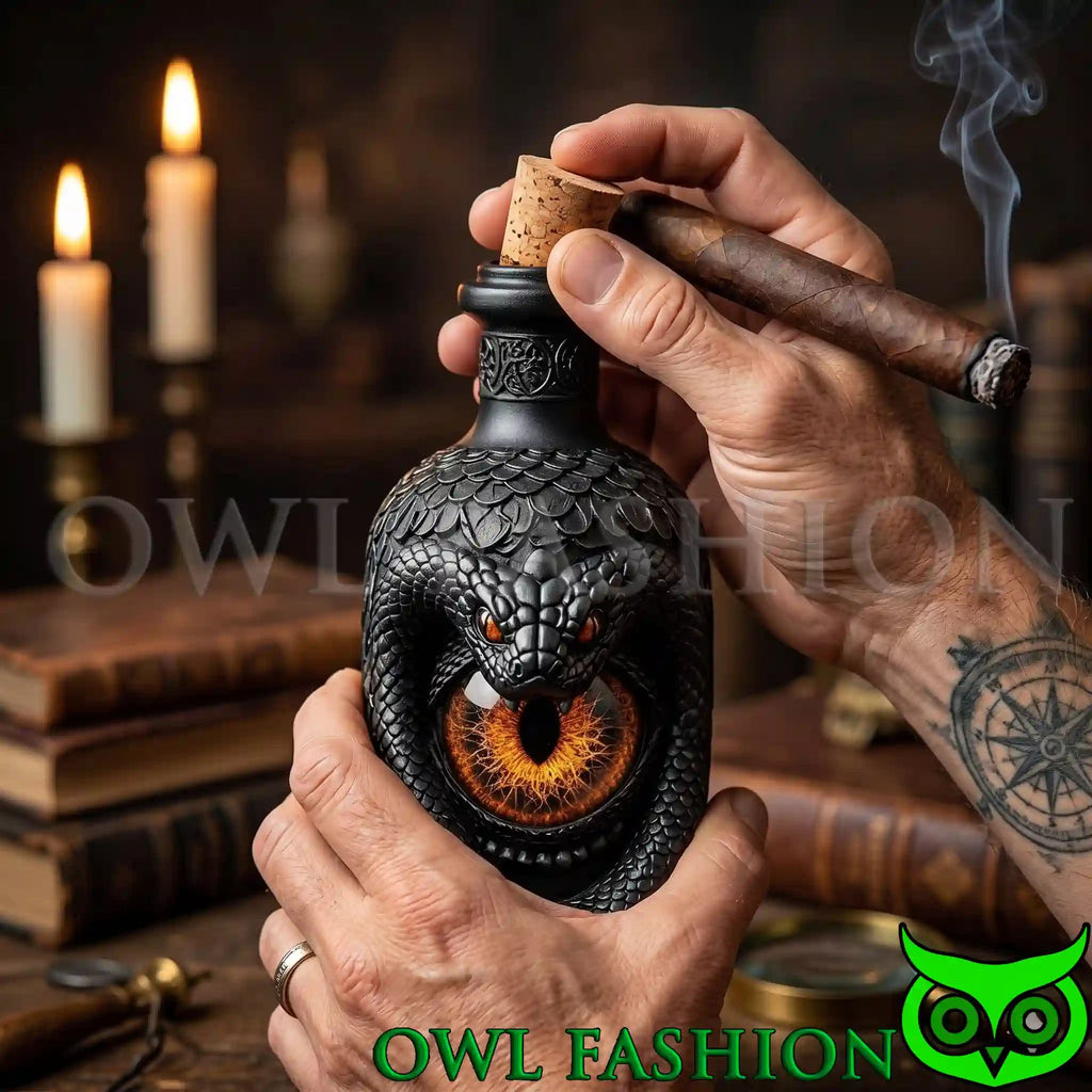 Magic Snake Eye Wine Bottle