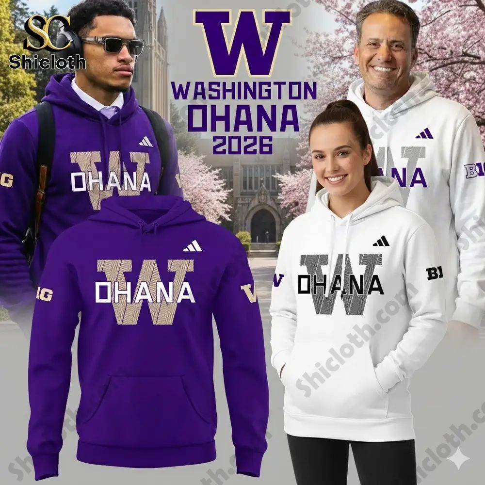 Washington Huskies Ohana 2026 Limited Edition Hoodie