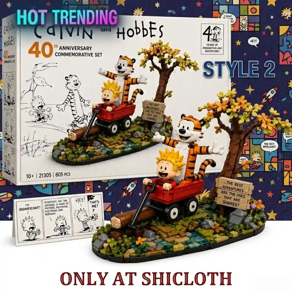 Calvin & Hobbes 40th Anniversary Collector Building Brick Series