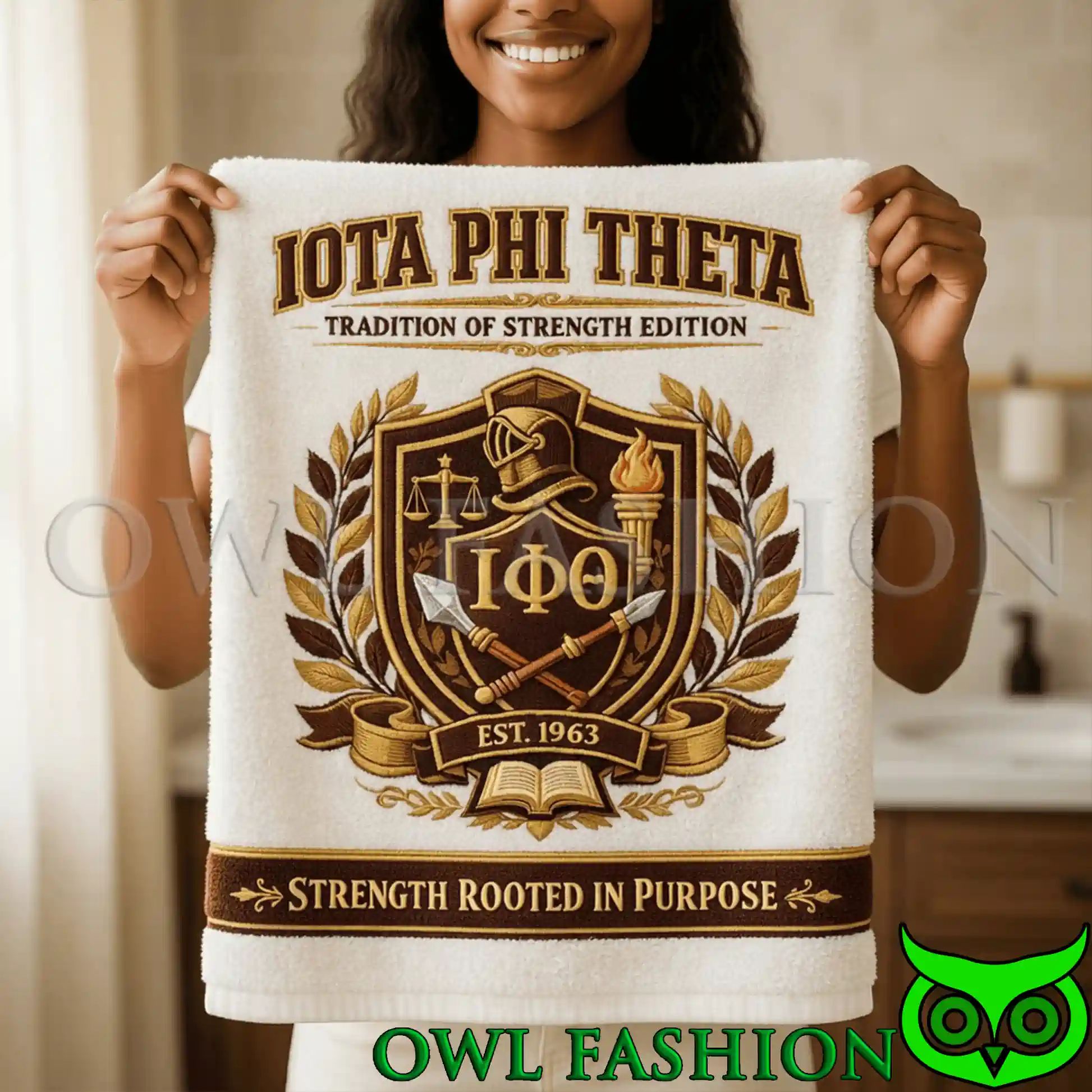 Iota Phi Theta Premium Bath Towels