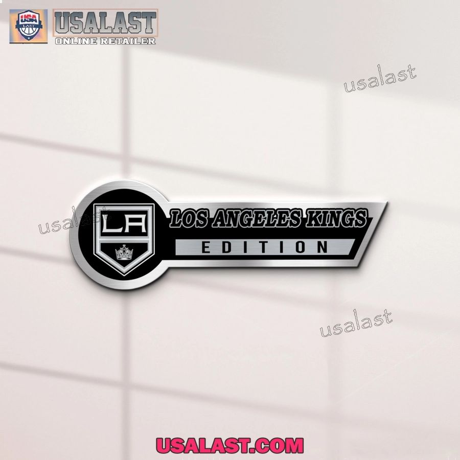 Los Angeles Kings Edition 3D Engraved Car Name Emblem
