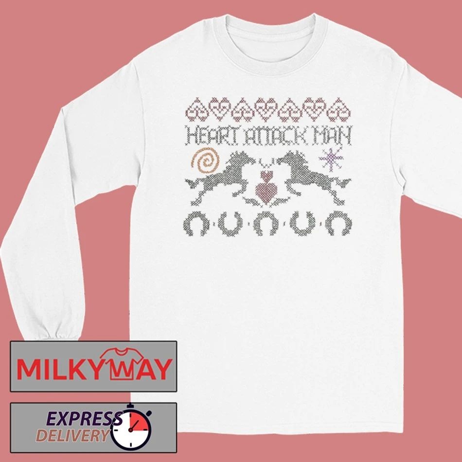 Heart Attack Man Holiday Shirt