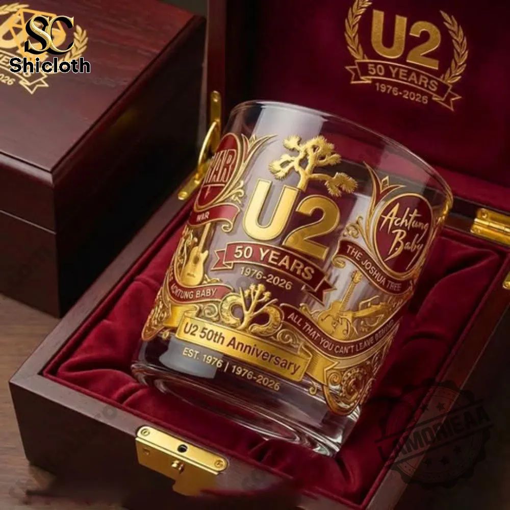 U2 50Th Anniversary Commemorative Glass