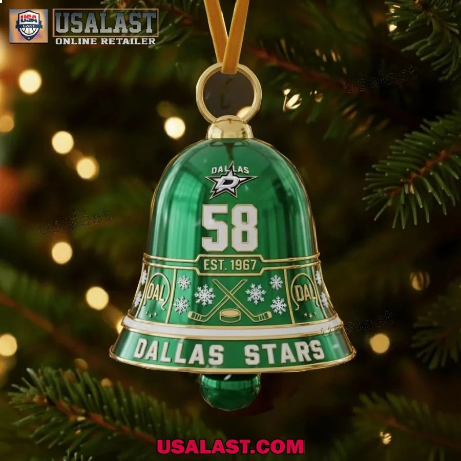 Dallas Stars 58th Anniversary Christmas Bell