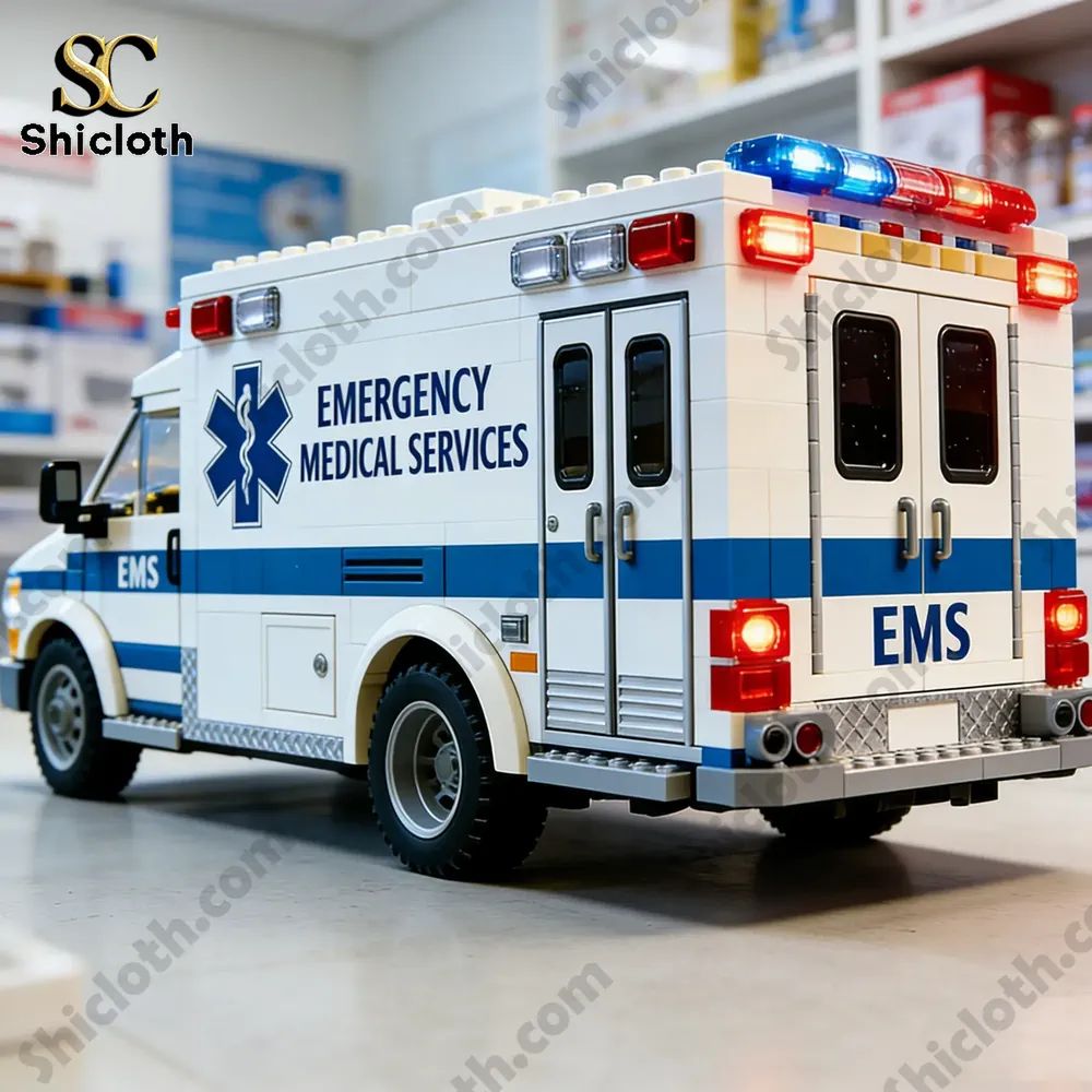 Emergency Rescue Ambulance Brick Set Honor the Heroes Who Save Lives