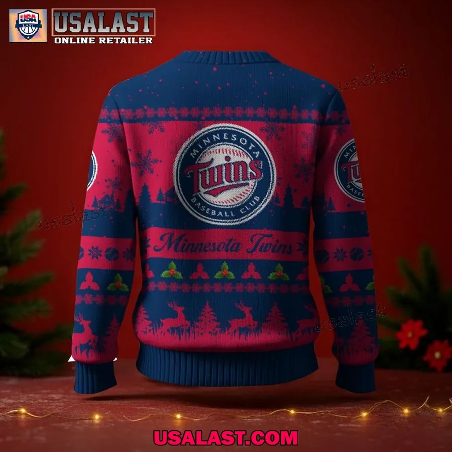 Minnesota Twins Ugly Christmas Sweater Jumper