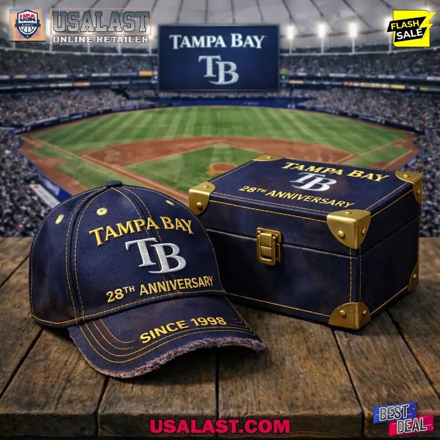 Tampa Bay Rays 28th Anniversary 1998-2026 Classic Cap
