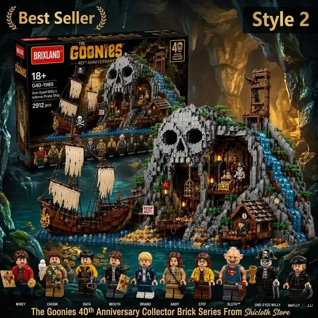 The Goonies 40th Anniversary Collector Brick Series