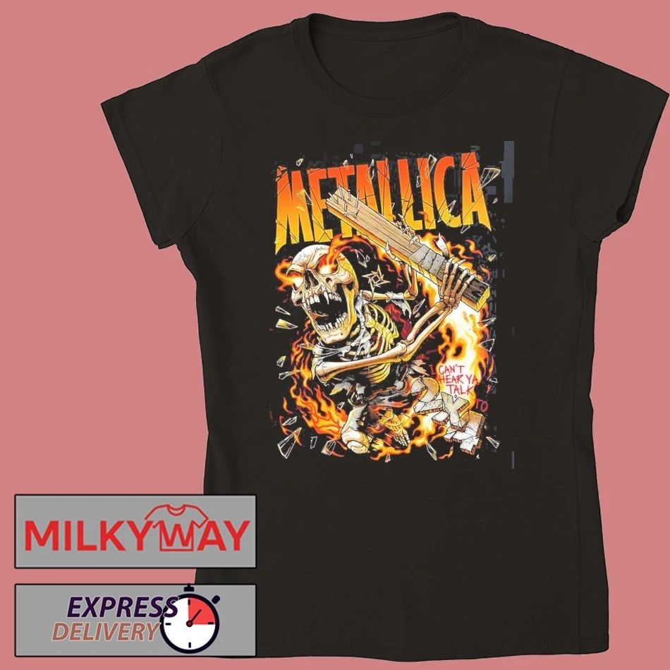 Metallica Load I Can’t Hear Ya Talk To 2 X 4 Art By Andrew Cremeans Load Series T-Shirt