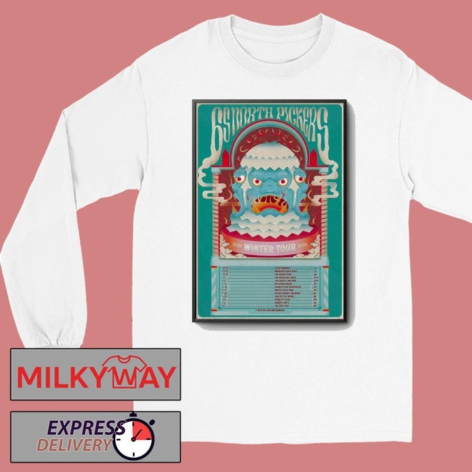 65 North Pickers 2026 Winter Tour Poster shirt