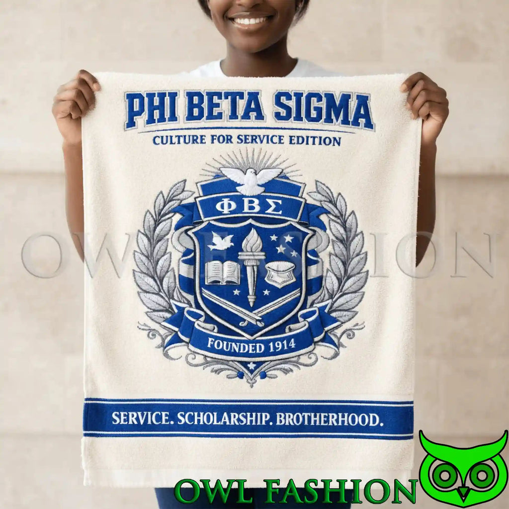 Phi Beta Sigma Premium Bath Towels