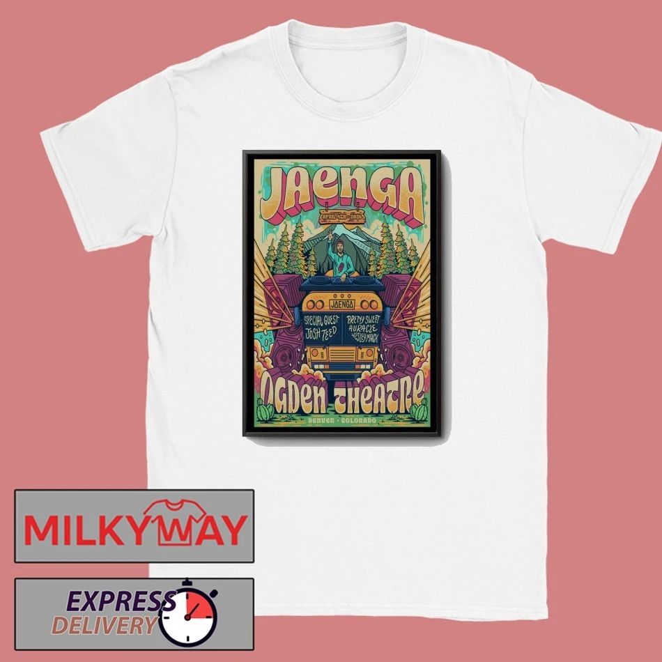 Jaenga Ogden Theatre Show Apr 04 2026 Poster shirt