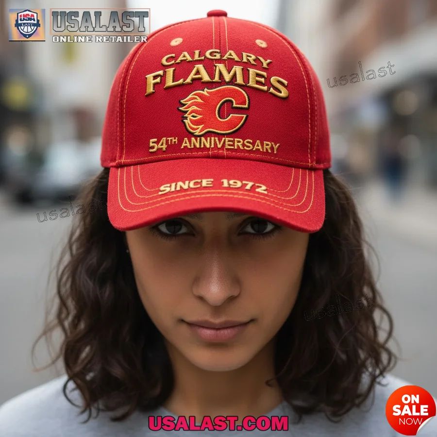 Calgary Flames 54th Anniversary 1972-2026 Classic Cap