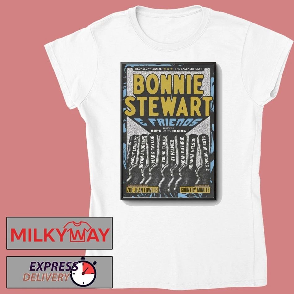 Bonnie Stewart And Friend January 28 2026 In Nashville TN Poster shirt