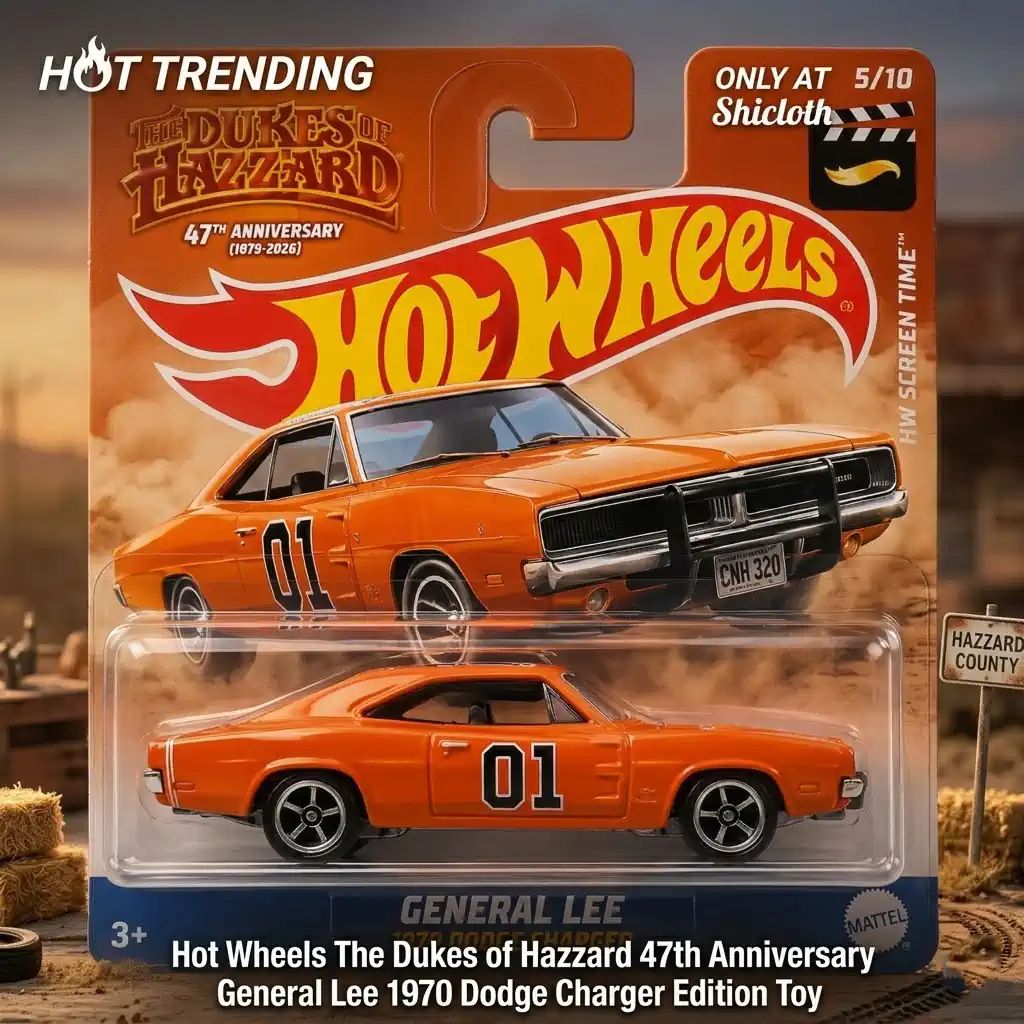 Wheels The Dukes of Hazzard 47th Anniversary General Lee 1970 Dodge Charger Edition Toy