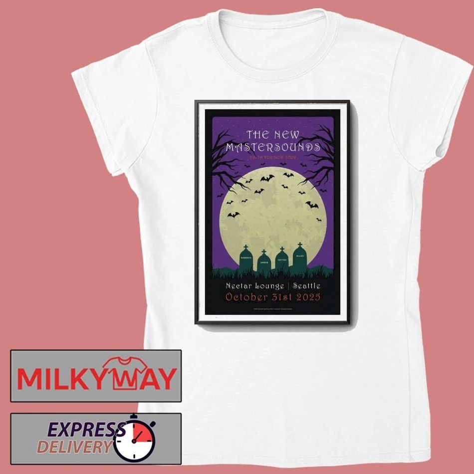 The New Mastersounds October 31, 2025 Nectar Lounge, Seattle, WA Poster shirt