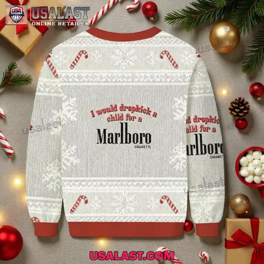 I Would Dropkick A Child For A Cigarette Christmas Ugly Sweater