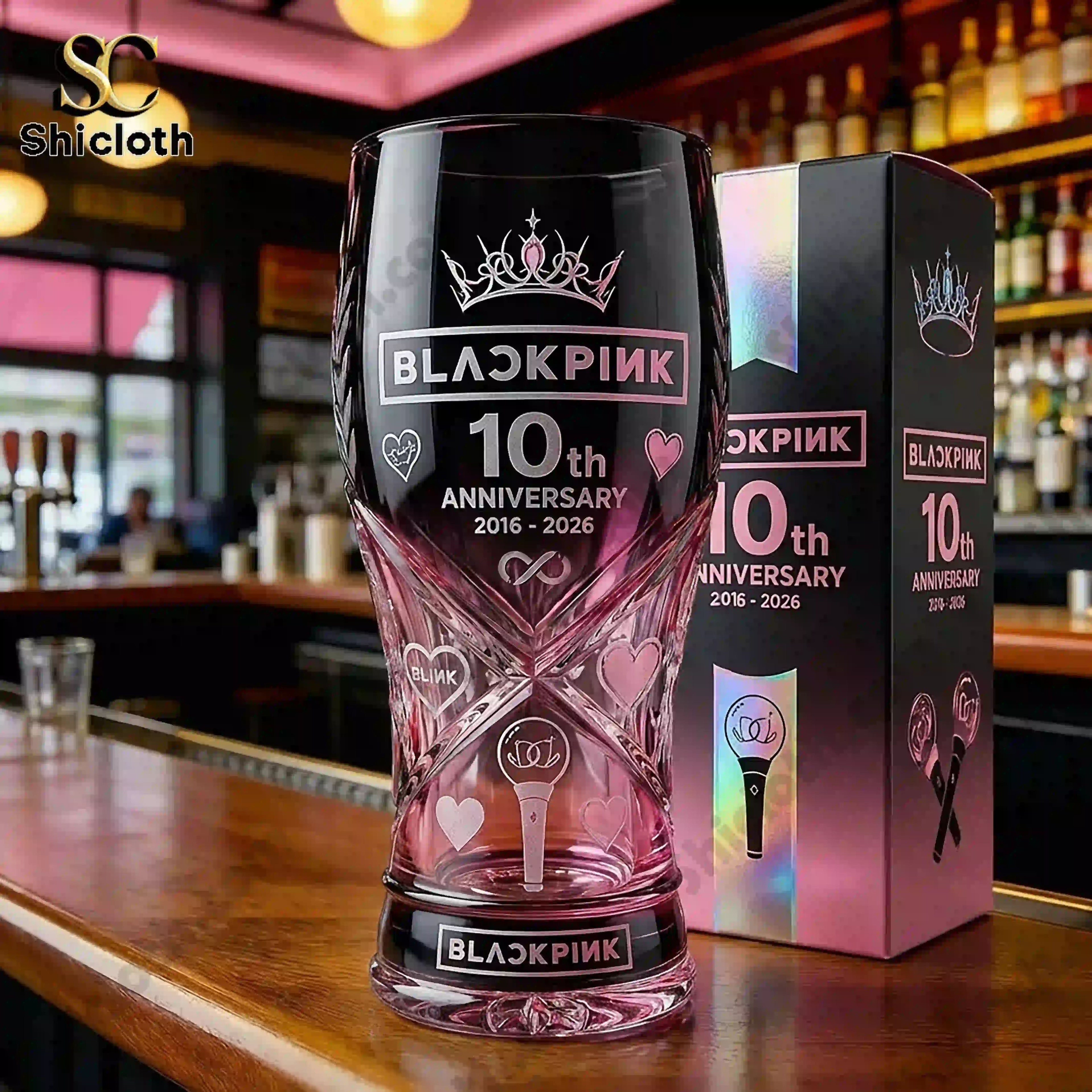 BLACKPINK 10th Anniversary Commemorative Beer Glass
