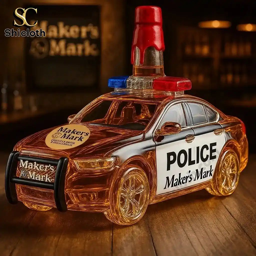 Police Car Crown Royal Bottle