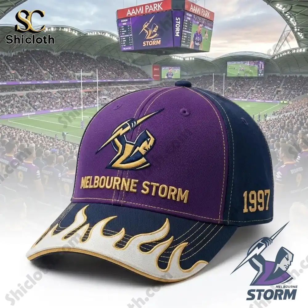 Melbourne Storm Premium Flame Cap