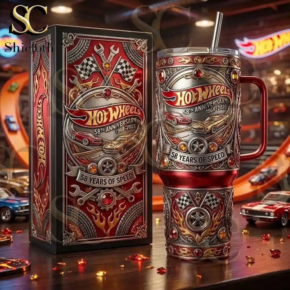 Wheels 58th Anniversary Limited Edition 40oz Stainless Steel Tumbler