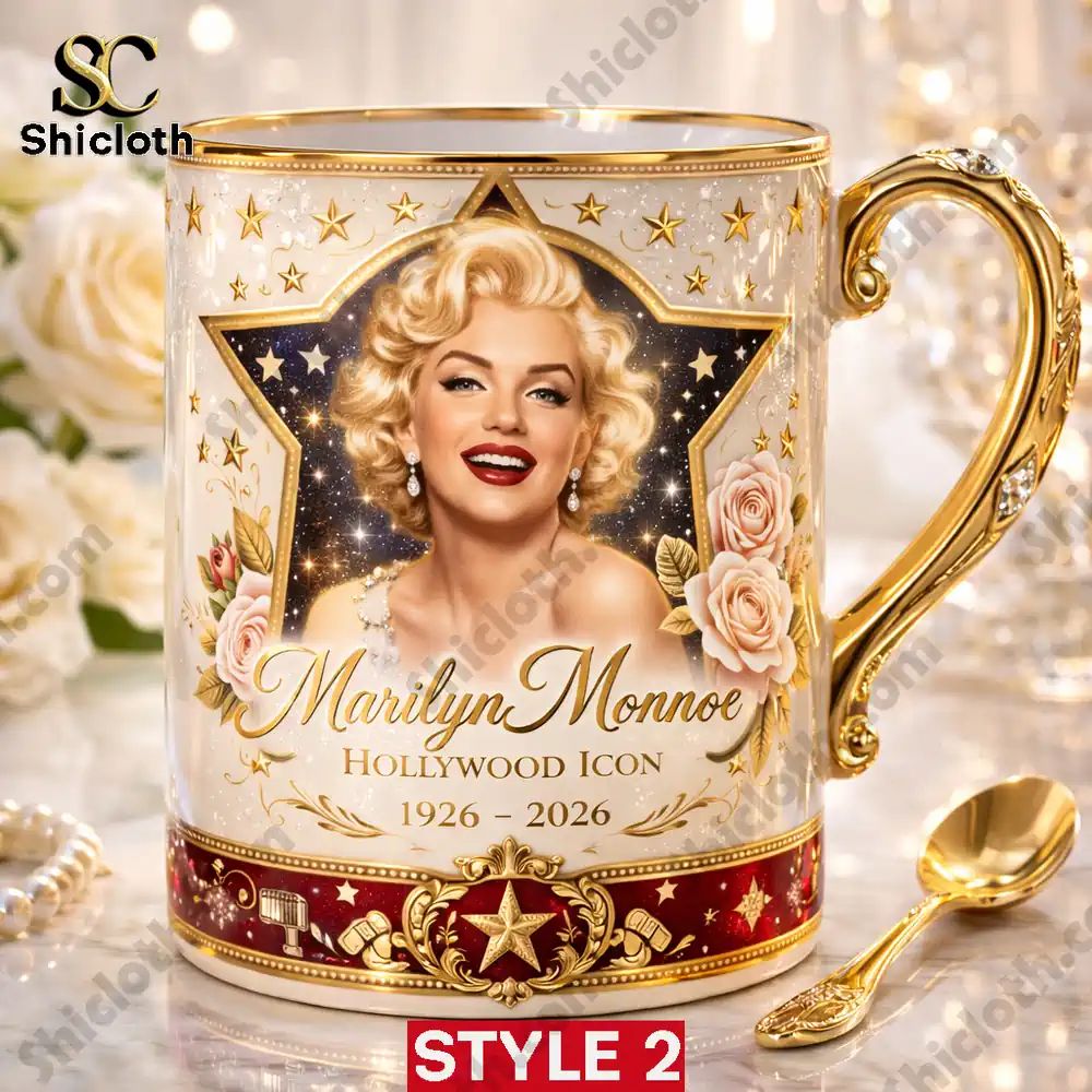 Marilyn Monroe Centennial Hollywood Legend Porcelain Mug