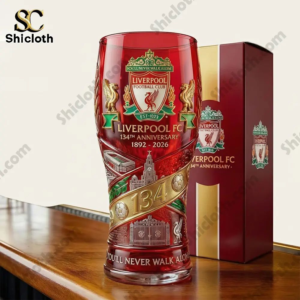 Liverpool Football Club 134Th Anniversary 2026 Beer Glass