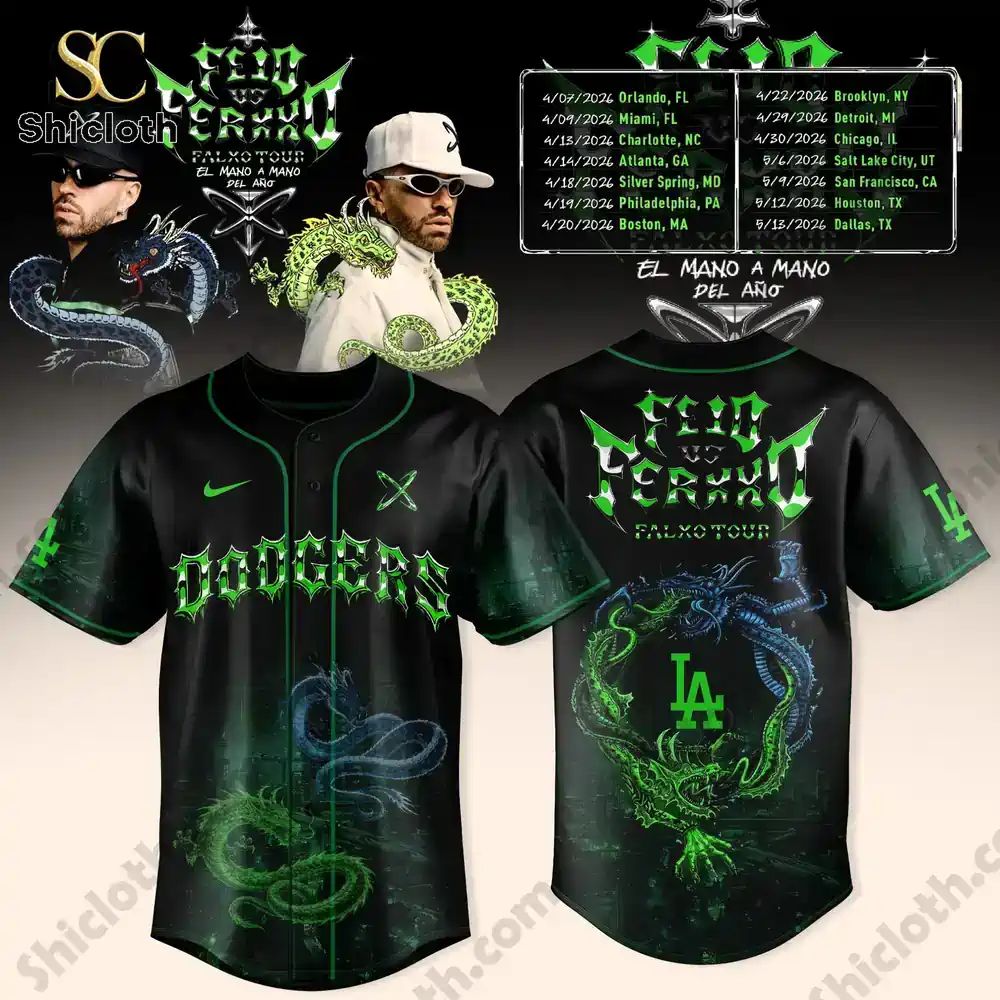 Los Angeles Dodgers x FEID vs FERXXO Falxo Tour 2026 Edition Jersey