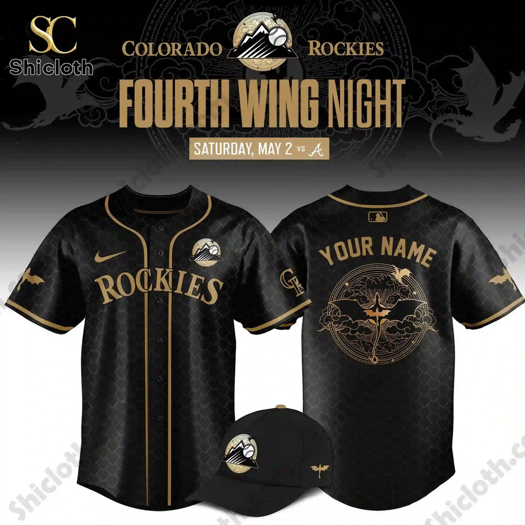 Colorado Rockies 2026 Fourth Wing Night Limited Edition Custom Jersey