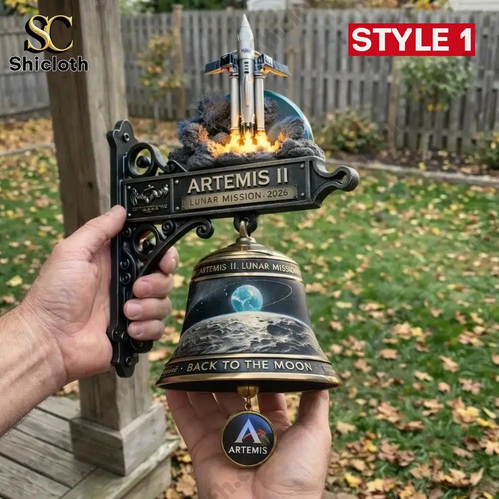 Artemis II Lunar Mission Commemorative Doorbell Wall Bell