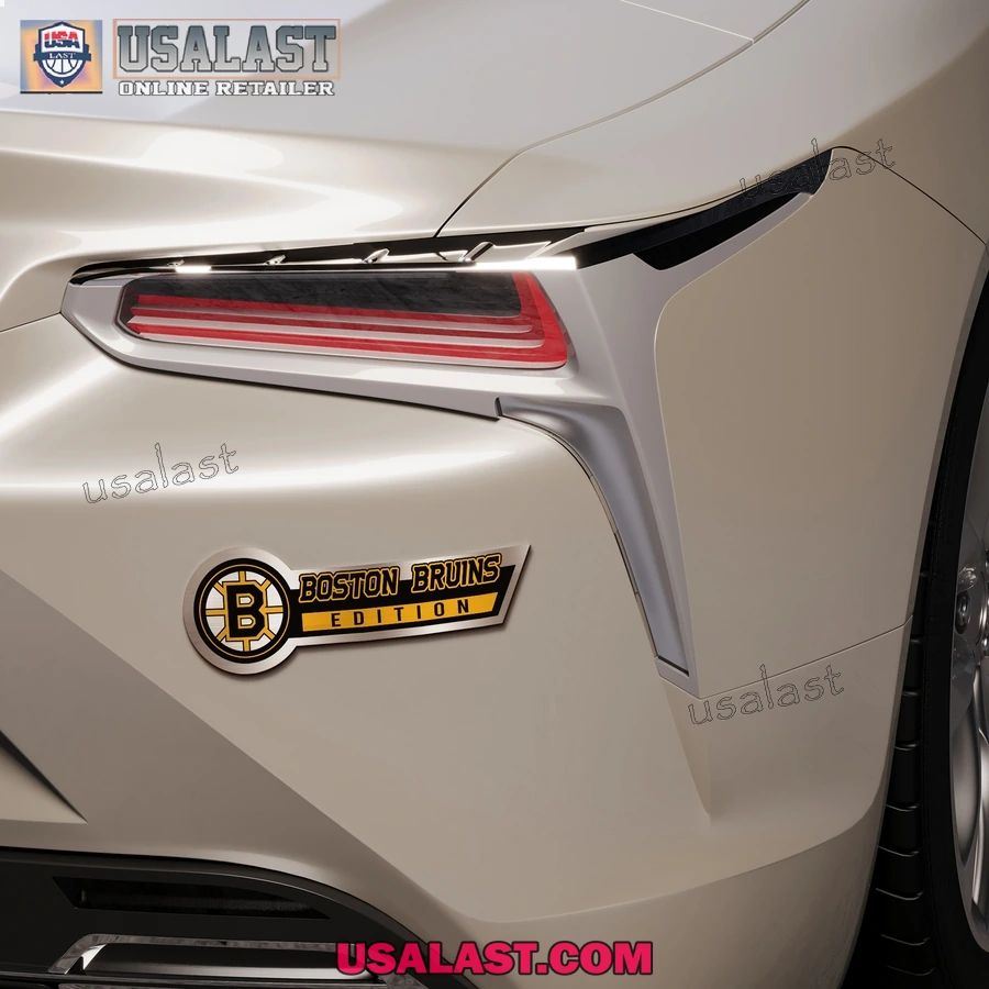 Boston Bruins Edition 3D Engraved Car Name Emblem