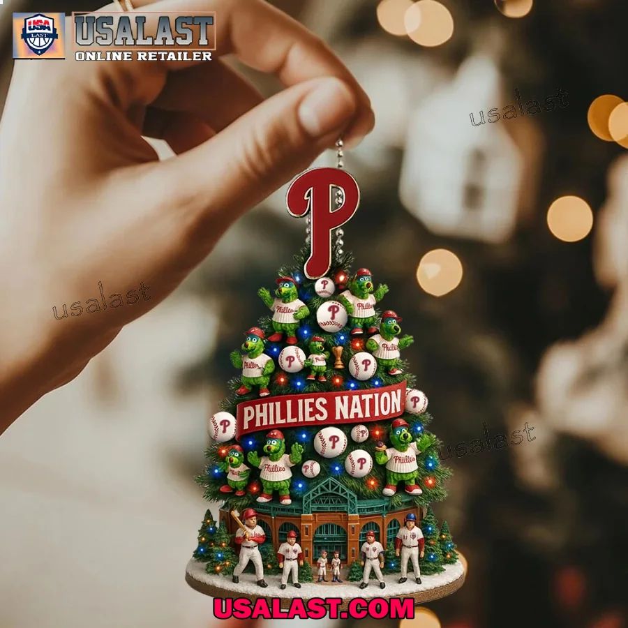 Philadelphia Phillies 2025 Christmas Ornament