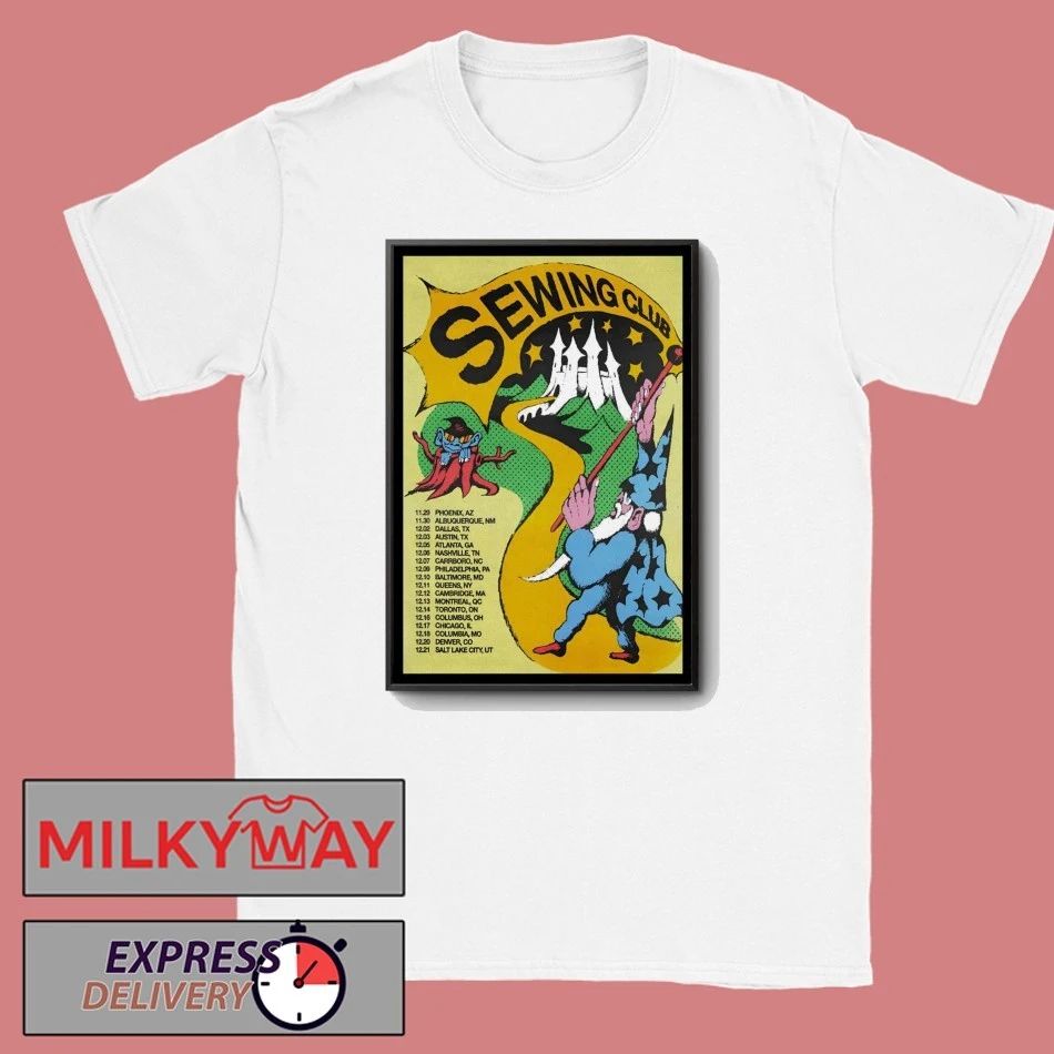Sewing Club Nov And Dec 2025 Shows Poster shirt