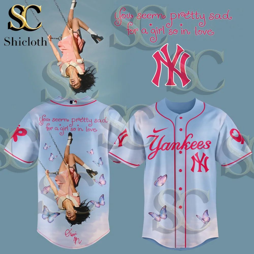 All MLB Teams x Olivial Rodrigo You Seem Pretty Sad For A Girl So In Love 2026 Jersey