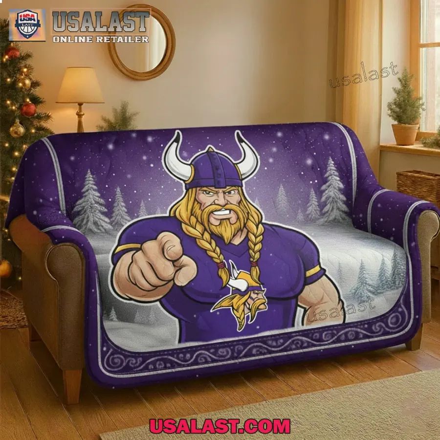 Minnesota Vikings Premium Christmas Fleece Blanket
