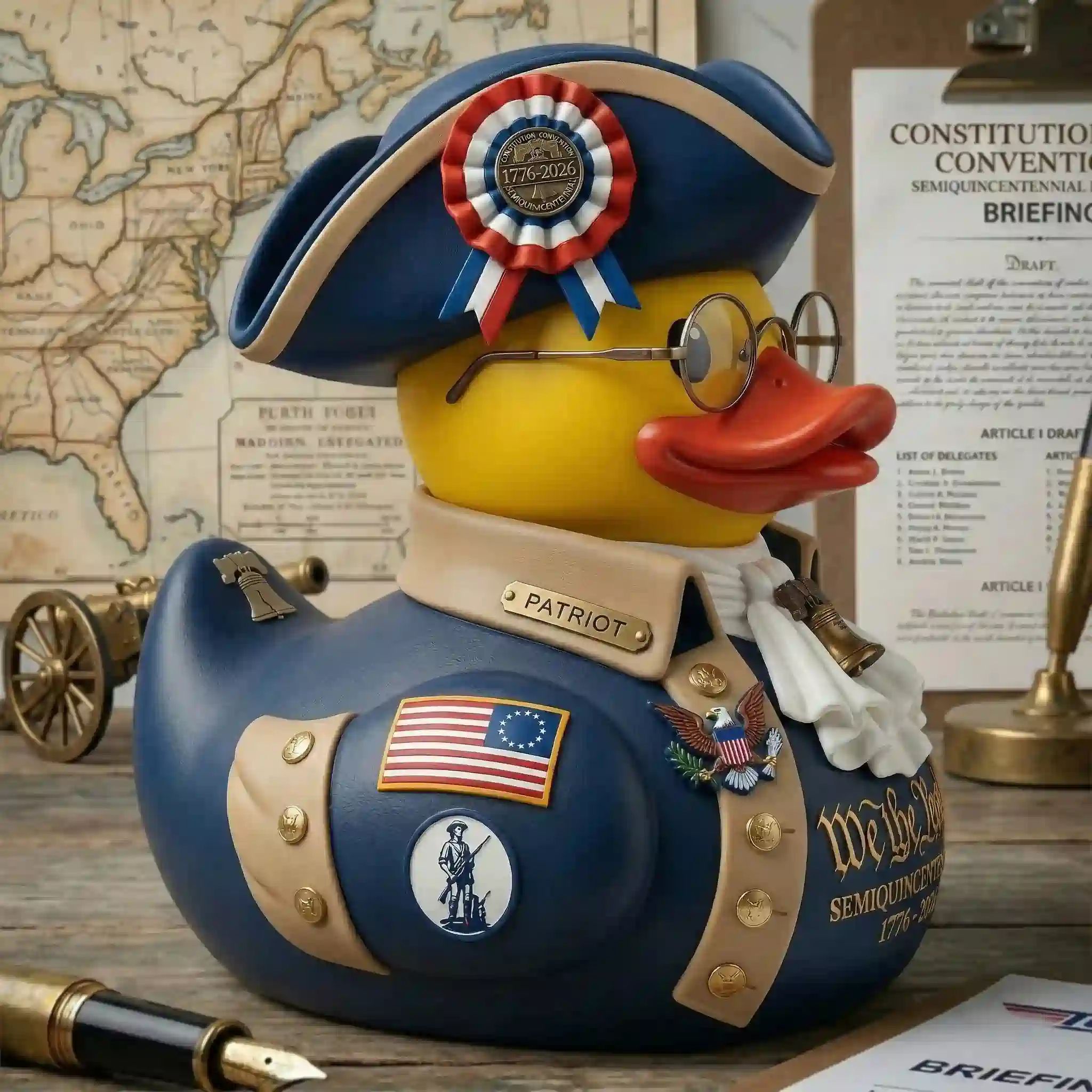 Limited Edition American Independence 250th Anniversary Duck