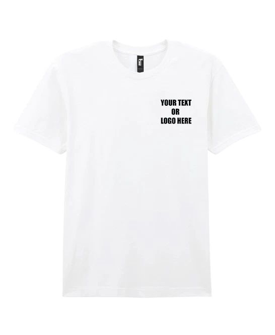 Personalised Custom Printed Unisex Gildan Hammer Adult T-Shirt Short Sleeve