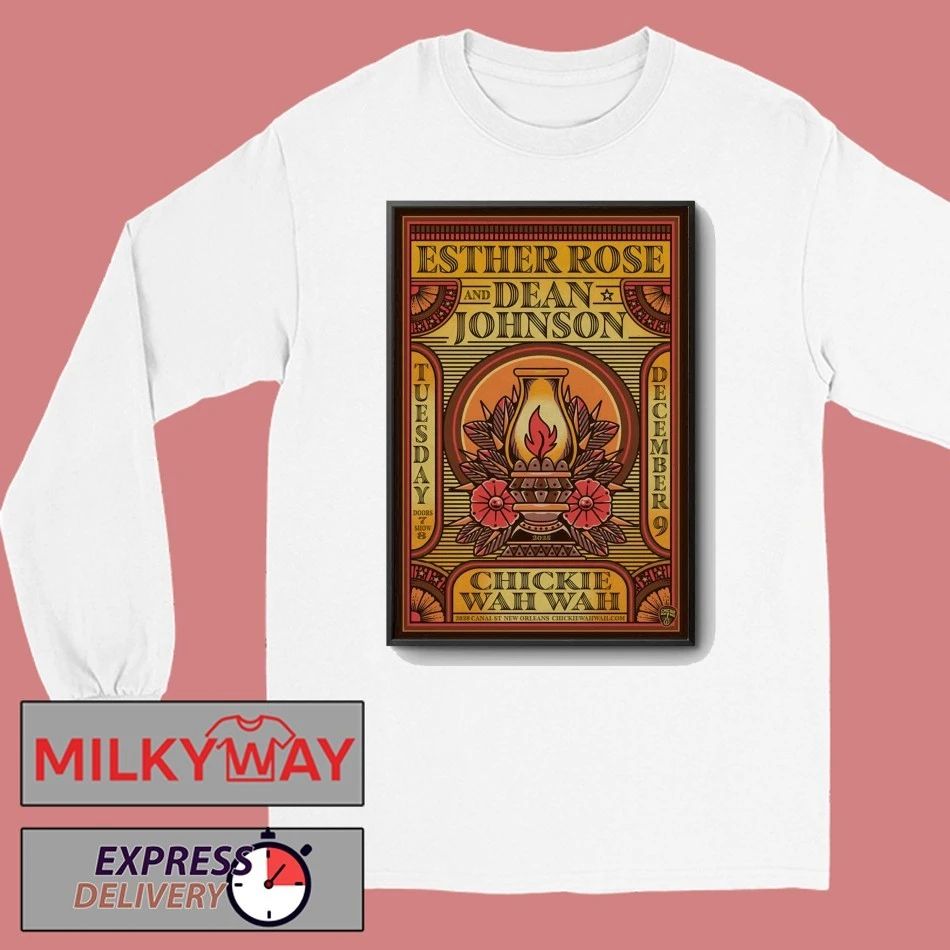Esther Rose And Dean Johnson Dec 9 2025 In New Orleans LA Poster shirt
