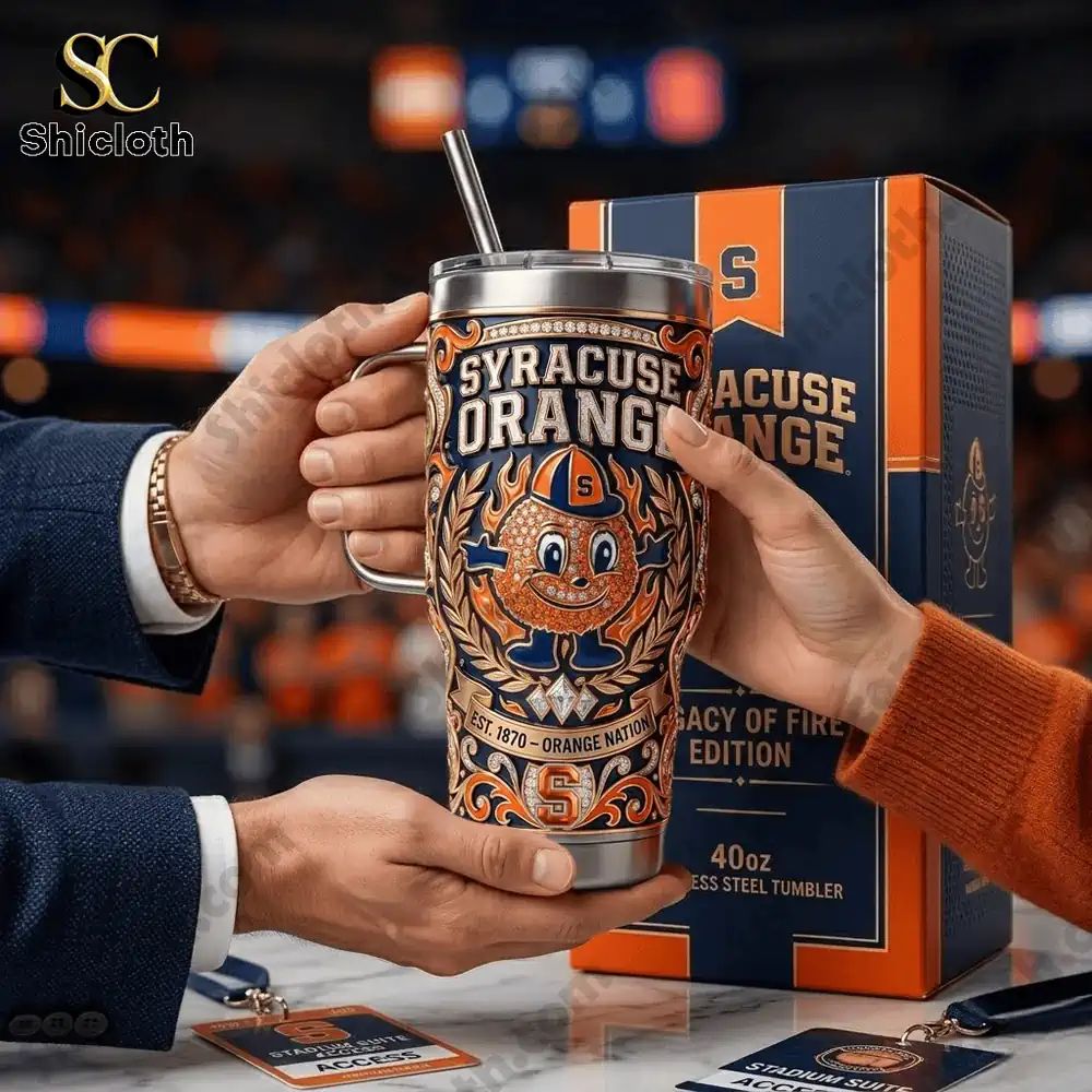 Syracuse Orange Legacy of Fire Edition 40oz Stainless Tumbler