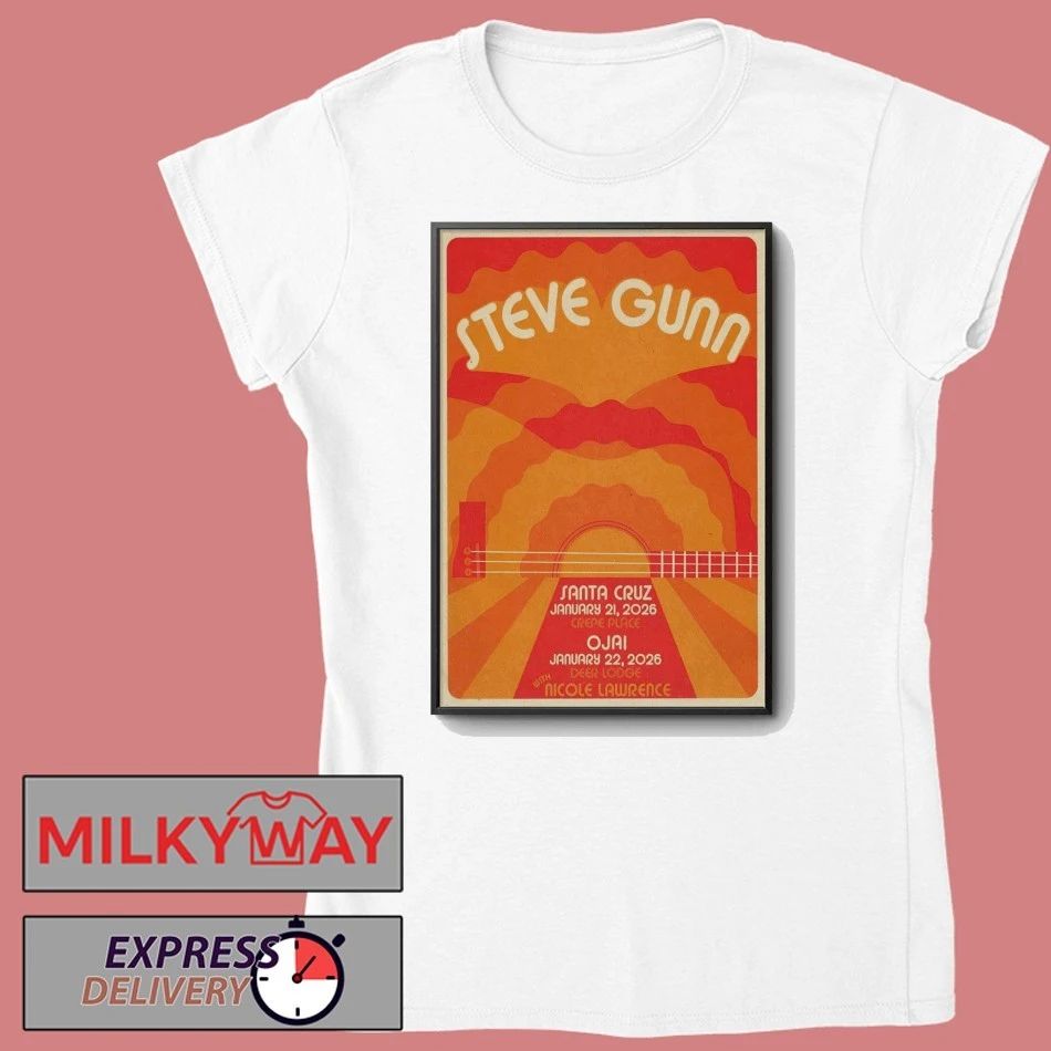 Steve Gunn Jan 22 2026 Ojai Deer Lodge In Ojai CA Poster shirt
