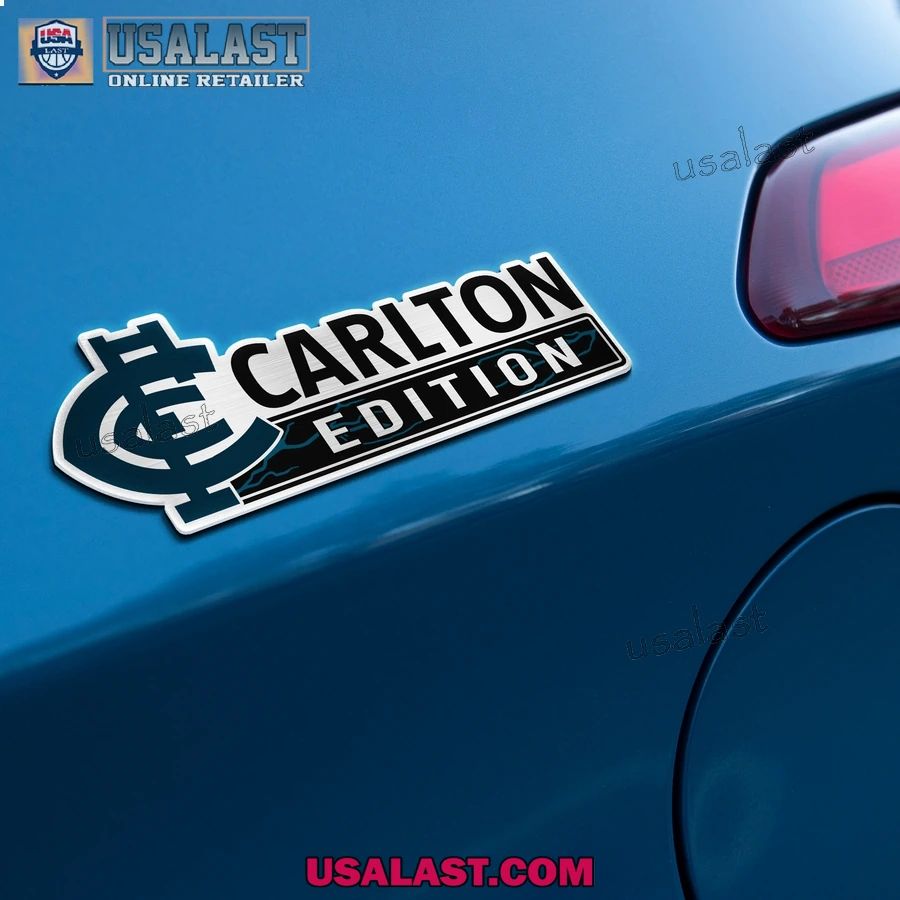 Carlton Blues Edition Custom 3D Car Badge Sticker