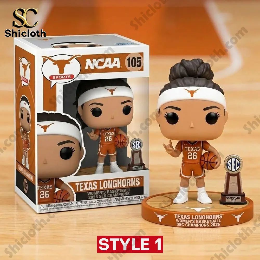 Texas Longhorns women’s basketball SEC Tournament Champions Commemorative Pop! Figure