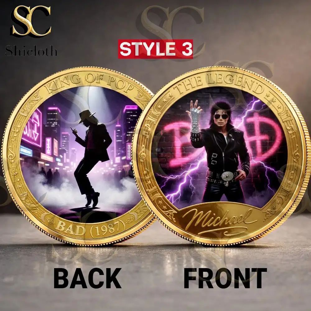 Michael Jackson king Of Pop Commemorative Coin