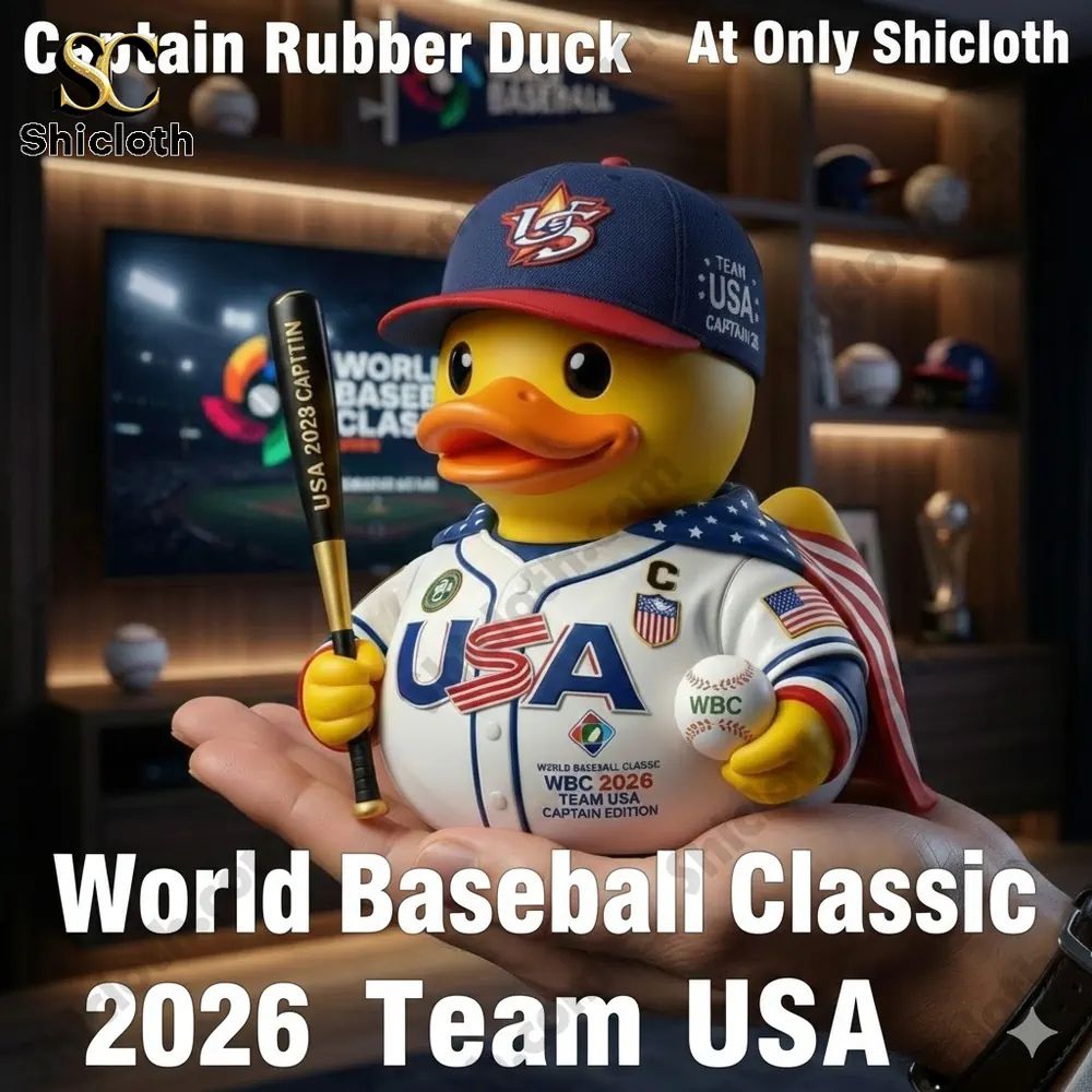World Baseball Classic 2026 Team USA Captain Rubber Duck